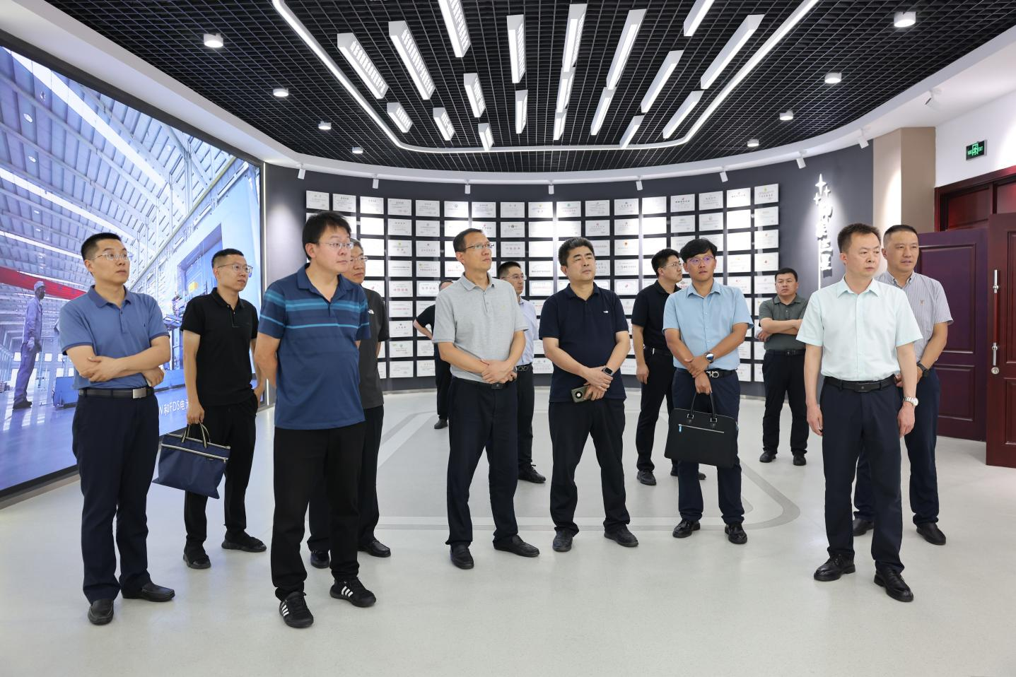 营口市发改委调研组来山东三星集团调研