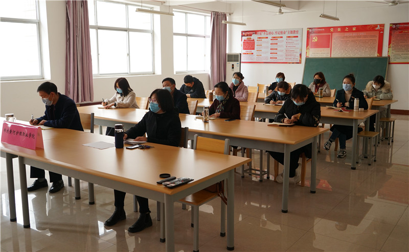 米兰组织收听收看2021年全省教育系统全面从严治党工作视频会议