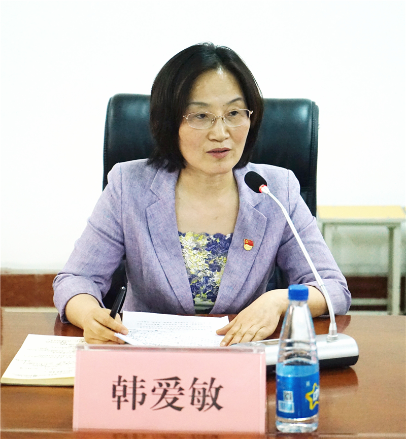 韩爱敏同志任米兰milan官方网站党委书记