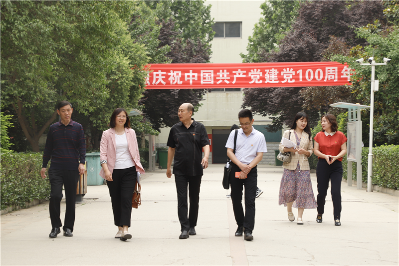 【学院动态】河南省民办教育党建特色项目考察组莅临米兰指导工作