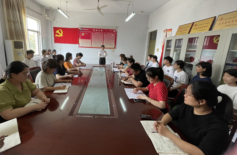 【医学技术系】党支部召开2021年度上半年发展新党员大会