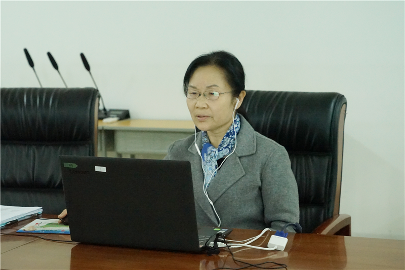 米兰参加2022年河南省民办高校学科专业建设资助项目立项评审线上答辩会