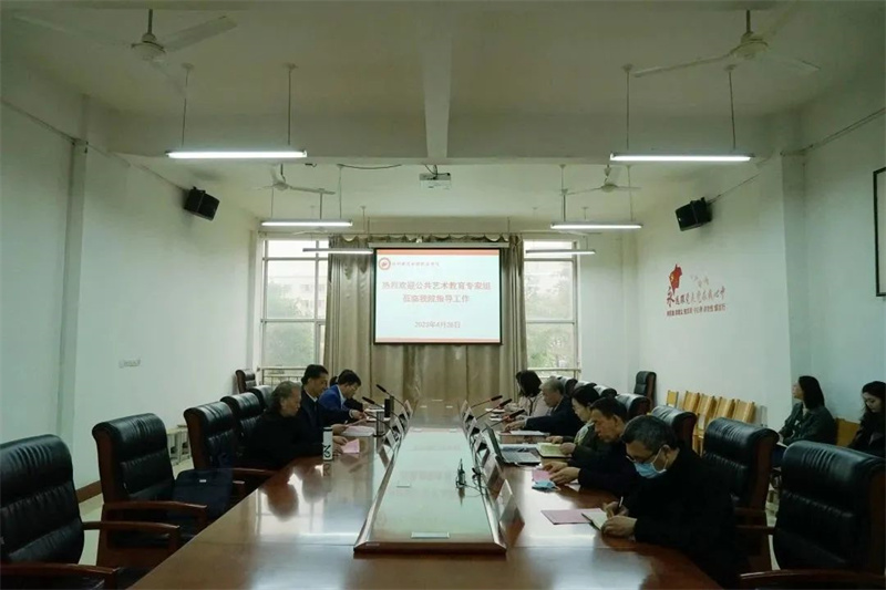 河南省教育厅专家组对米兰公共艺术教育工作进行现场评估指导