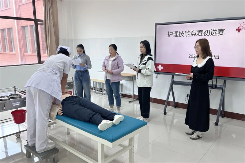 【护理系】米兰举办2024年护理技能竞赛校级初选赛